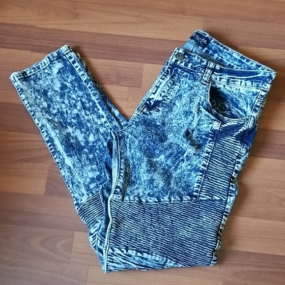 Black Other - Black Premium distressed skinny flex jeans
